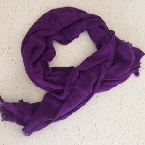 J. Crew purple rayon scarf (soft and lightweight)